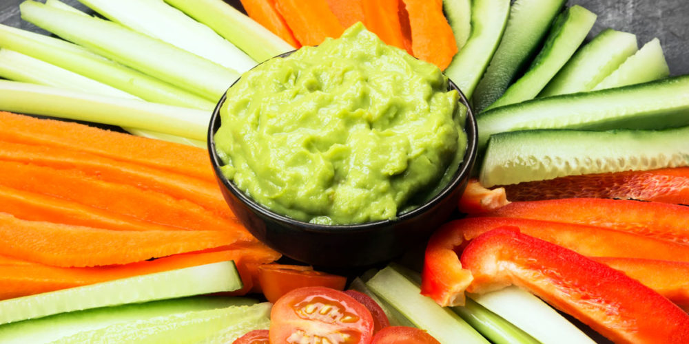 We Guac Celery Sticks Stuffed with Guacamole